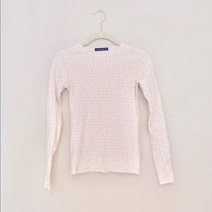 Brandy Melville Floral Long Sleeve Tee